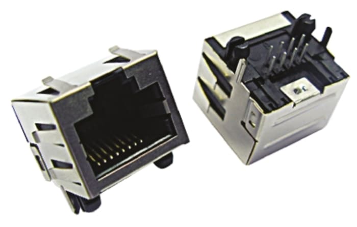 Wurth Elektronik Female RJ45 Connector, Through Hole