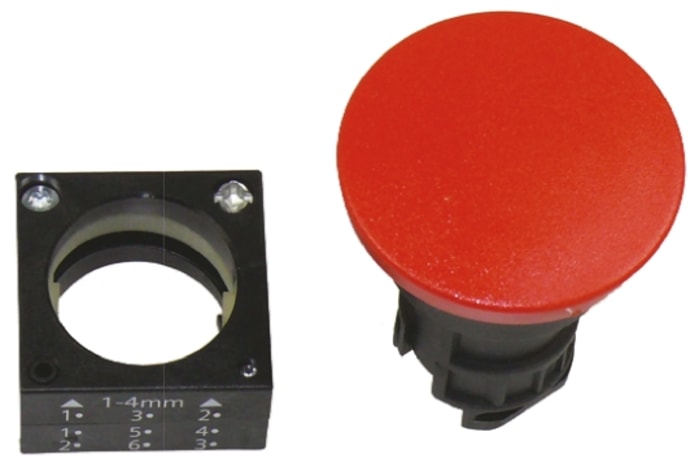 Siemens 3SB3 Series Red Round, Push Pull Actuation, 22mm Cutout