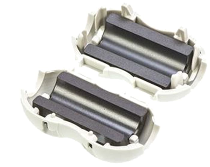 Wurth Elektronik Openable Ferrite Sleeve, 24 x 24 x 39.2mm, For EMI Suppression, Apertures: 1, Diameter 8.5mm