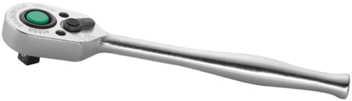 STAHLWILLE 1/4 in Square Socket Wrench with Ratchet Handle, 117 mm Overall