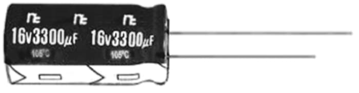 NIC Components 470μF Aluminium Electrolytic Capacitor 25V dc, Radial, Through Hole - NRZJ471M25V10X12.5F