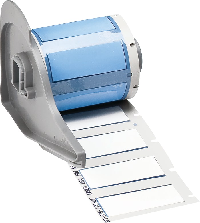 Brady B-342 PermaSleeve White Heatshrink Labels, 44.45mm Width, 16.38mm Height, 100 Qty