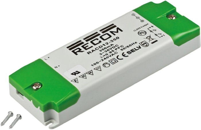 Recom, 3 → 17V Output, 12W Output, 700mA Output, Constant Current