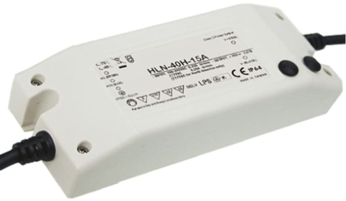 MEAN WELL, 36V Output, 40.3W Output, 1.12A Output, Constant Voltage