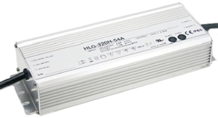 MEAN WELL LED Driver, 30V Output, 321W Output, 10.7A Output, Constant Voltage Dimmable