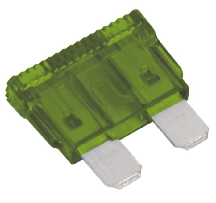 Automobilová pojistka 30A Zelená Littelfuse 32V dc