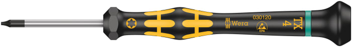 Wera Torx Precision Screwdriver, T40 Tip, 40 mm Blade, 137 mm Overall