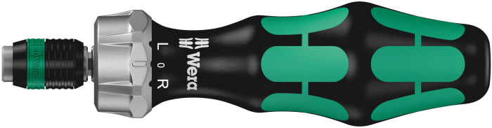Wera 1/4 in Hexagon Ratchet Screwdriver, 150 mm length