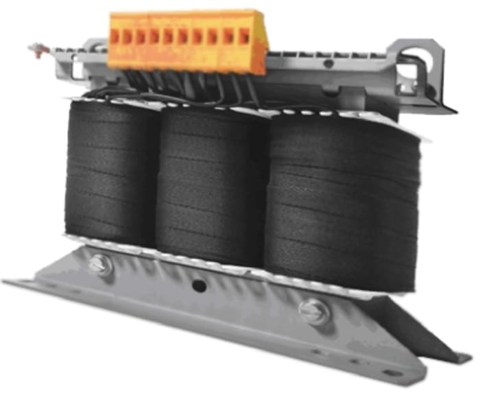 Autotransformateur Block, Châssis ouvert, primaire 380 V ac, 415 V ac, secondaire 400 V ac, 10kVA, Noyau 3 UI 90/31,5