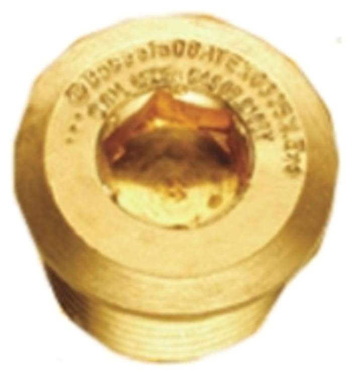 Kopex Stopping Plug, Conduit Fitting, 20mm Nominal Size, M20, Brass