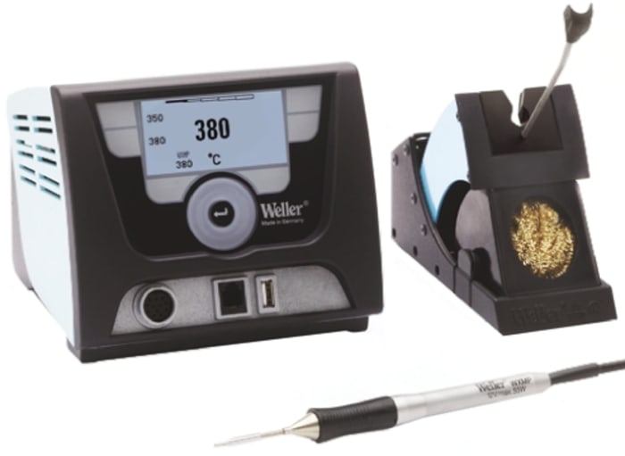 Estación de desoldadura / soldadura Weller WX 1011, de 1 salida, 230V / 200W, hasta 550°C
