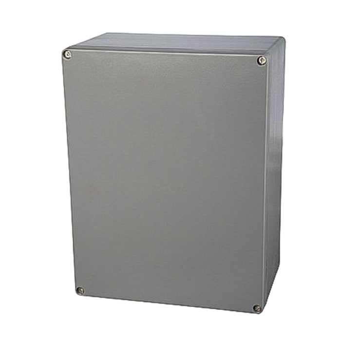 Boîtier Fibox Euronord en Aluminium, 402.5 x 310 x 180mm, Gris IP66, IP67, IP68