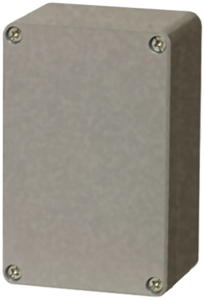 Boîtier Fibox Euronord en Aluminium, 127 x 82 x 57mm, non peint
