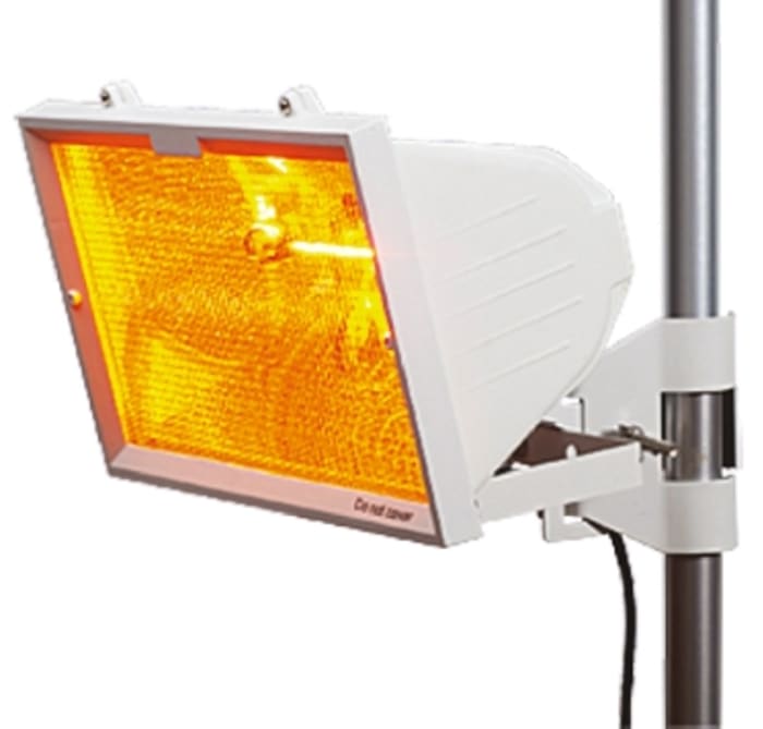 Knightsbridge 1.3kW Infrared Infrared Heater, Pillar Mounted, Type G - British 3-pin