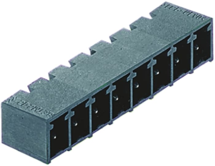 Weidmuller, 3.81mm Pitch, OMNIMATE SC, 3 Way, Right Angle, Pluggable Terminal Block, Header, Through Hole, Solder