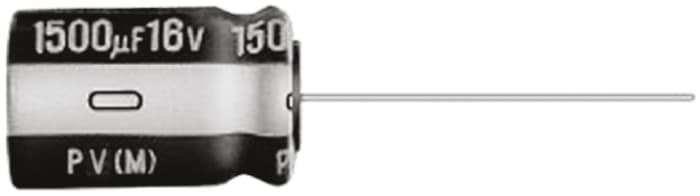Nichicon 18μF Electrolytic Capacitor 50V dc, Through Hole - UPV1H180MFD