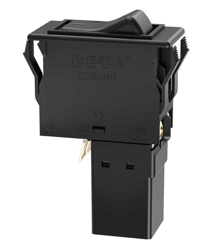 ETA Thermal Circuit Breaker / Switch - 3120 2 Pole Snap In, 10A Current Rating