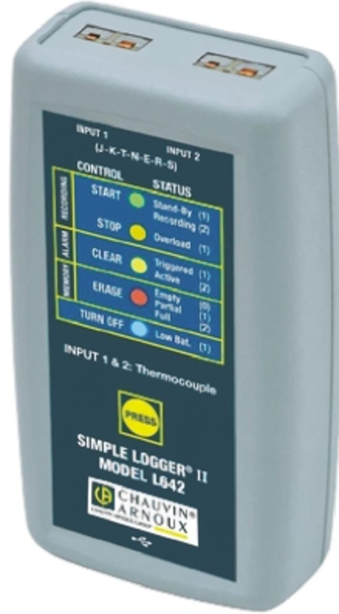 Chauvin Arnoux L642 Data Logger, USB 2.0