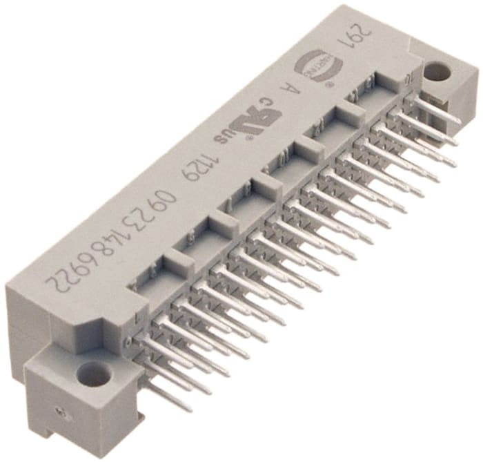 HARTING 09 23 48 Way 2.54mm Pitch, Type 2C Class C2, 3 Row, Straight DIN 41612 Connector, Plug