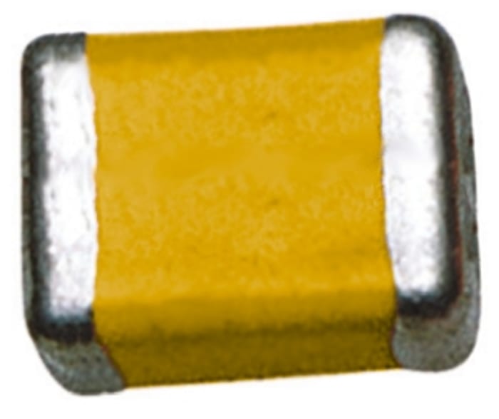 TDK 100nF MLCC 630V dc ±10% Toleranslı , Dielektrik Malz. X7R, Serisi: C, Yüzeye Monte, Ç. Sıcaklığı: +125°C