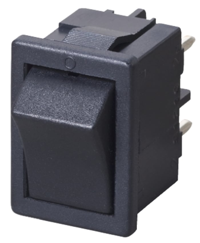 Interruptor de balancín, 01858.1108-00, Contacto DPST, Enclavamiento, 12 A a 250 V ac, Blanco, IP40