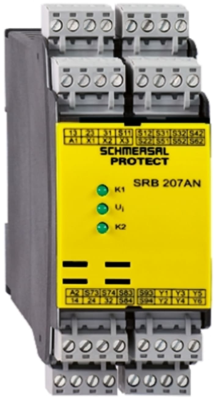 Schmersal Light Beam/Curtain Safety Relay, 48 → 240V ac