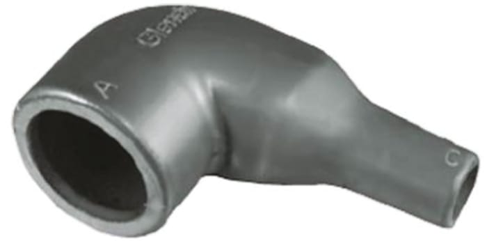 Forma termoretráctil Glenair de Elastómero Negro, Ø 30mm, long. 2.7cm, forrado con adhesivo