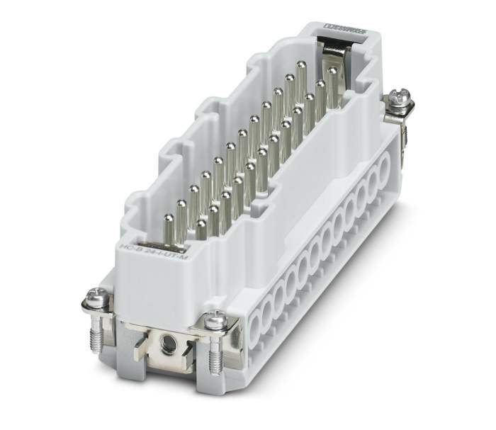 Phoenix Contact Heavy Duty Power Connector Insert, 16A, Male, HEAVYCON B24 Series, 24 Contacts