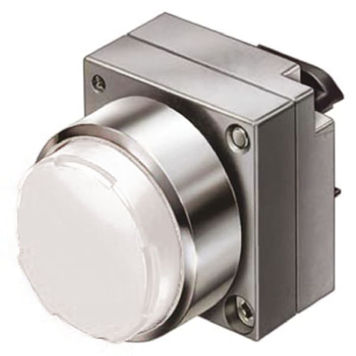 Siemens 3SB3 Series White Round, Latching Actuation, 22mm Cutout