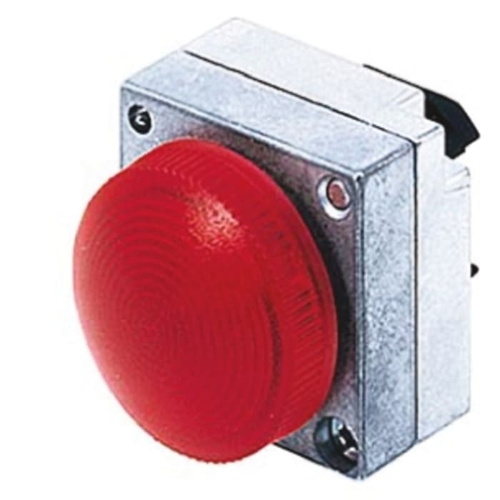 Siemens Red Pilot Light Head, 22mm Cutout 3SB3 Series