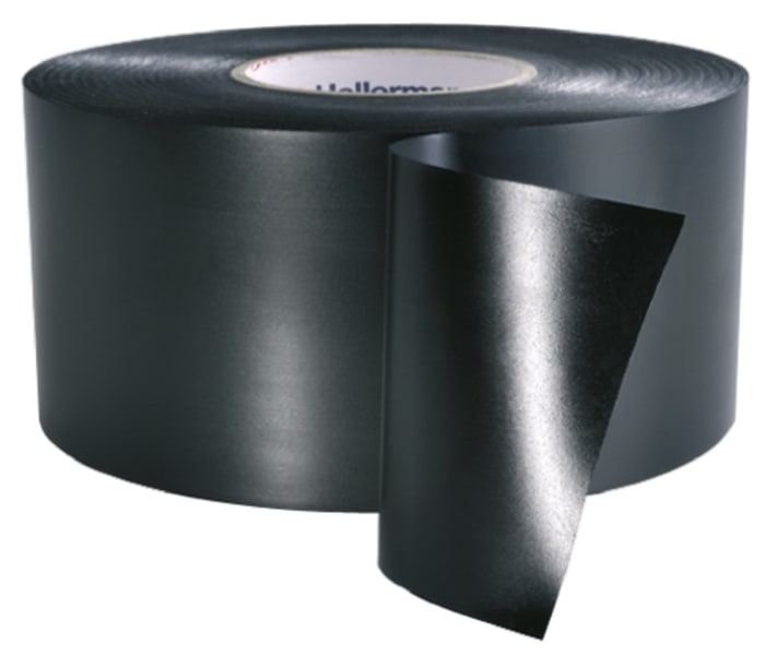 HellermannTyton Black PVC Electrical Insulation Tape, 50mm x 30m