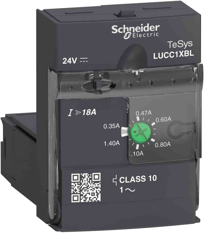 Schneider Electric TeSyS U Advanced Motor Starter, 690V, 0.09 kW, 1 Phase, IP40, IP20