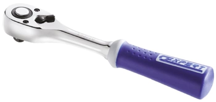 Expert 1/4 in Square Socket Wrench with Ratchet Handle, 140 mm Overall