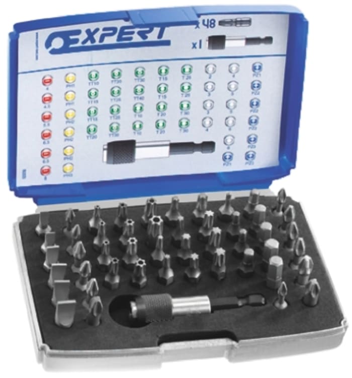 Embout de vissage Expert de 49 pièces , 1/4 pouce, Acier