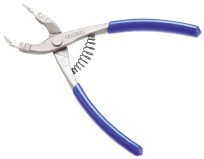 Expert by Facom Circlip Pliers, 130 mm Overall, Bent Tip