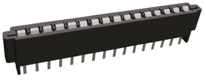 TE Connectivity, Trio-Mate, 6-520315 2.54mm Pitch 16 Way Straight Female FPC Connector, Vertical Contact