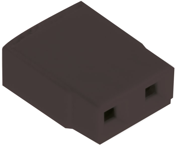 HARWIN Jumper Female Straight Black Open Top 2 Way 1 Row 2.54mm Pitch