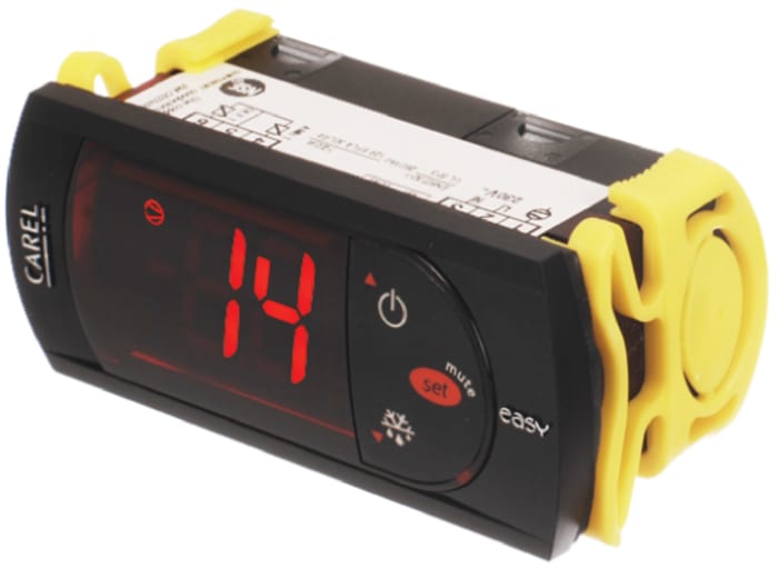 Carel ON/OFF Sıcaklık Kontrol Cihazı, PTC Girişli, 230 V ac, Skala:-50 → +90°C, 36 x 81mm