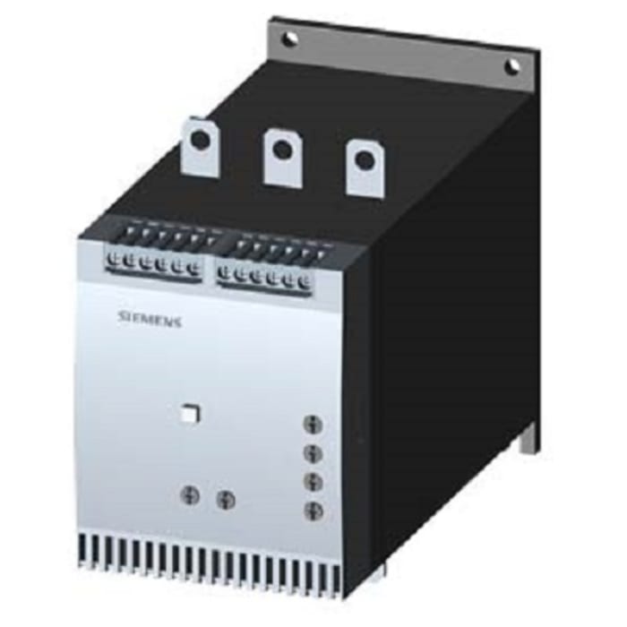 Siemens Soft Starter, Soft Start, 90 kW, 460 V ac, 3 Phase, IP00, IP20