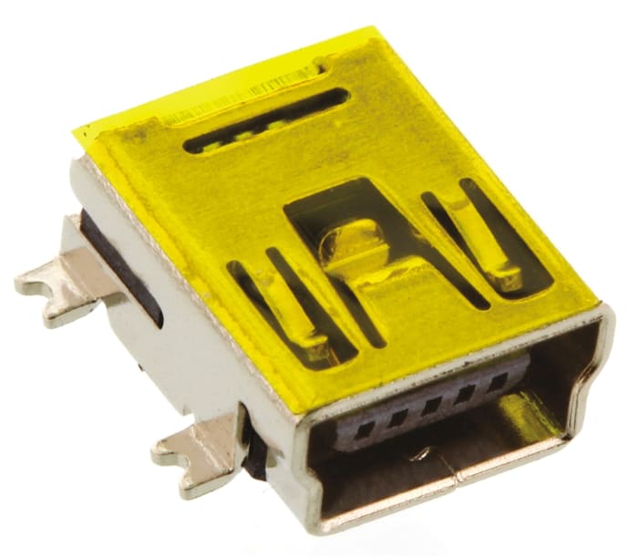 Wurth Elektronik Right Angle, SMT, Socket Type B USB Connector