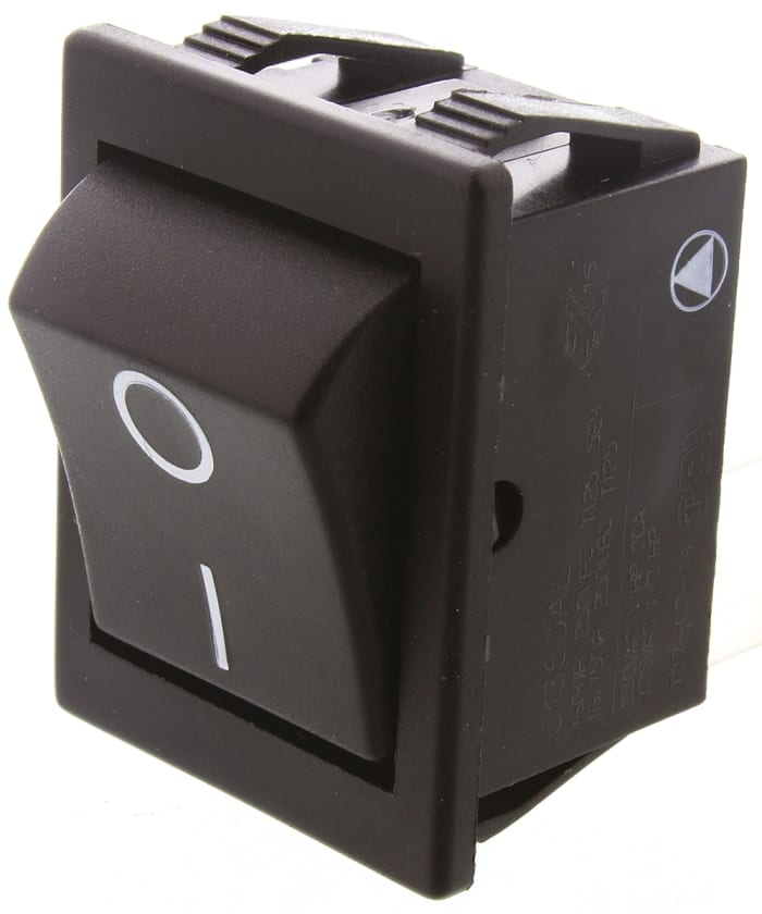 Arcolectric (Bulgin) Ltd DPST, On-Off Rocker Switch Panel Mount