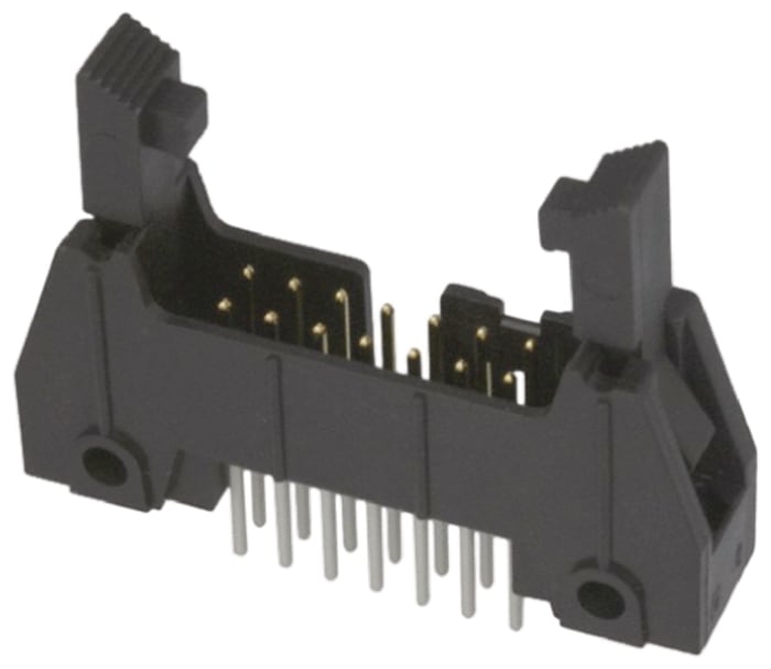 3M 3000 Series Straight Through Hole PCB Header, 26 Contact(s), 2.54mm Pitch, 2 Row(s), Shrouded