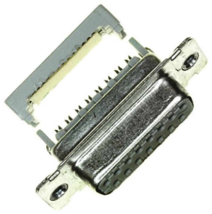 Conector D-sub 3M, Serie 8300, paso 2.8mm, Ángulo de 90° , Montaje de Cable, Hembra, Terminación IDC, 1A