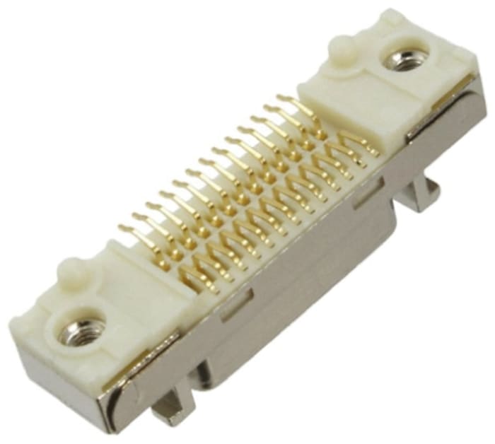 3M 102 Series Right Angle Surface Mount PCB Socket, 26-Contact, 2-Row, 12.7mm Pitch, Solder Termination