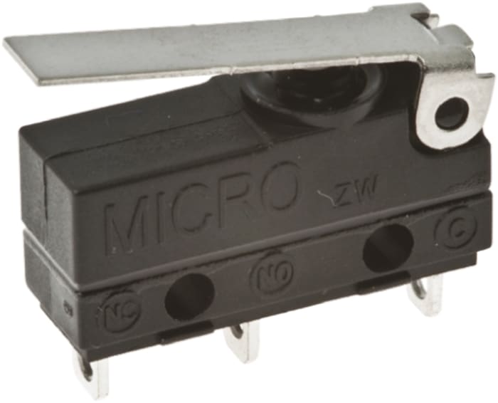 Honeywell Standard Straight Lever Microswitch, Solder Terminal, 6 A, SPDT, IP67