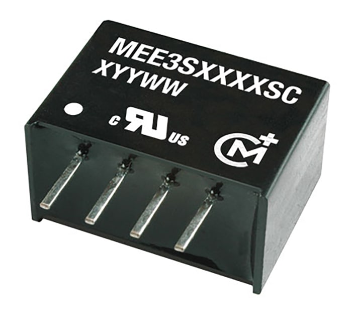 Murata Power Solutions MEE3 DC-DC Converter, 12V dc/ 250mA Output, 4.5 → 5.5 V dc Input, 3W, Through Hole, +85°C