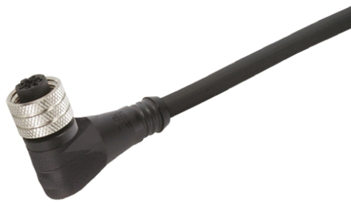 Brad from Molex Right Angle Female 3 way M8 to Unterminated Sensor Actuator Cable, 5m