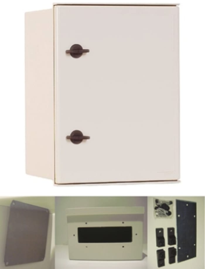 CAHORS MINIPOL Series Fibreglass Reinforced Polyester Wall Box, IP65, 300 mm x 250 mm x 140mm