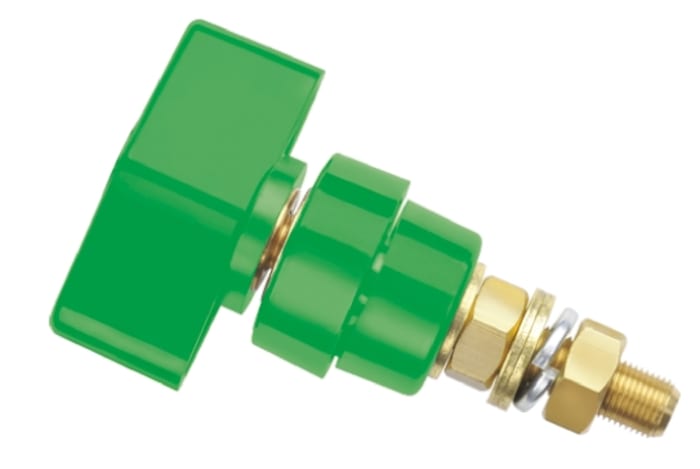 Schutzinger Hembrilla, 1 kV, 4 mm, Verde, Sí 100A, M8 x 0.75