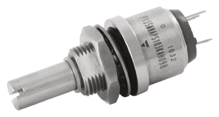 Vishay P13SM 470Ω Rotary Potentiometer 1-Gang Panel Mount, P13SMNFRS471MA